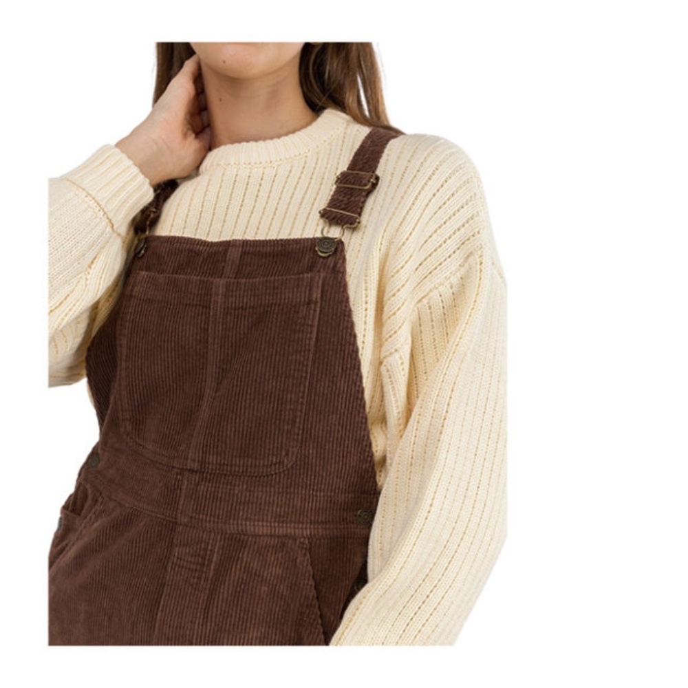 Rhythm Brodie Corduroy Jumpsuit - Brown - Picture 4 of 9